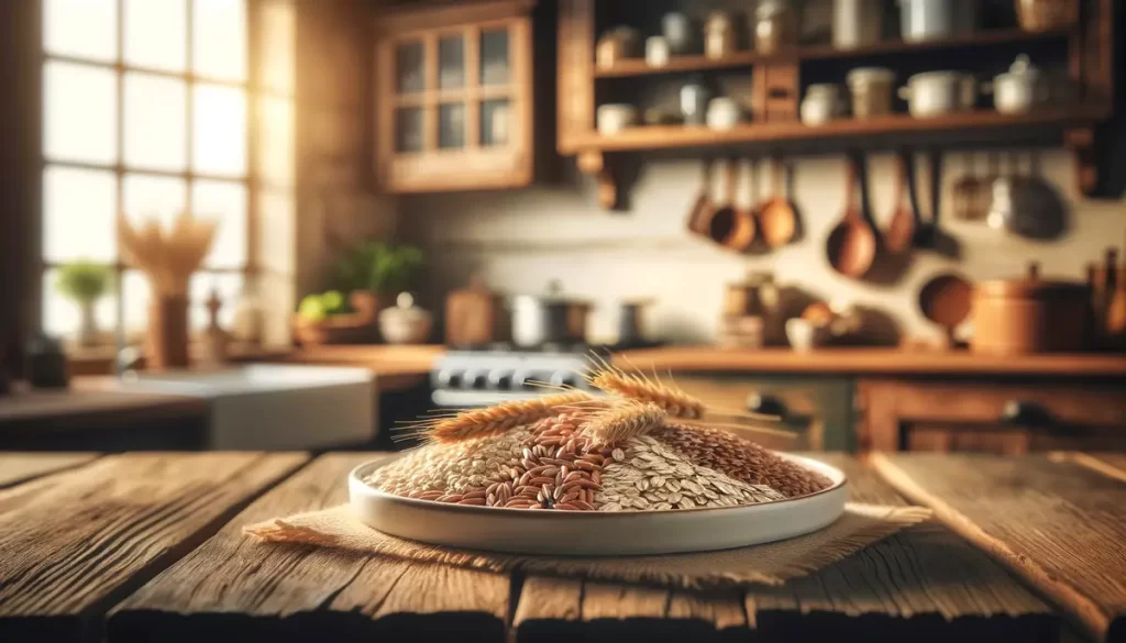 Carbohidratos buenos: avena, trigo y cebada