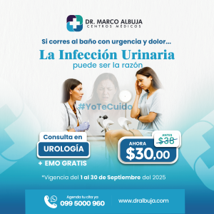 Consulta en Urología y GRATIS Examen de Orina