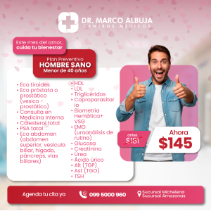 Paquete Hombre Menor de 40