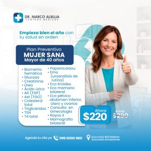 Paquete Mujer mayor de 40