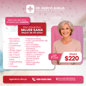 Paquete Mujer mayor de 40