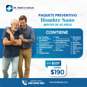 PAQUETE HOMBRE SANO +40