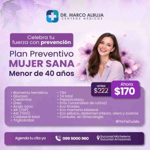 Paquete Mujer Menor de 40