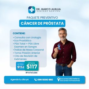 PAQUETE PREVENTIVO CÁNCER DE PRÓSTATA