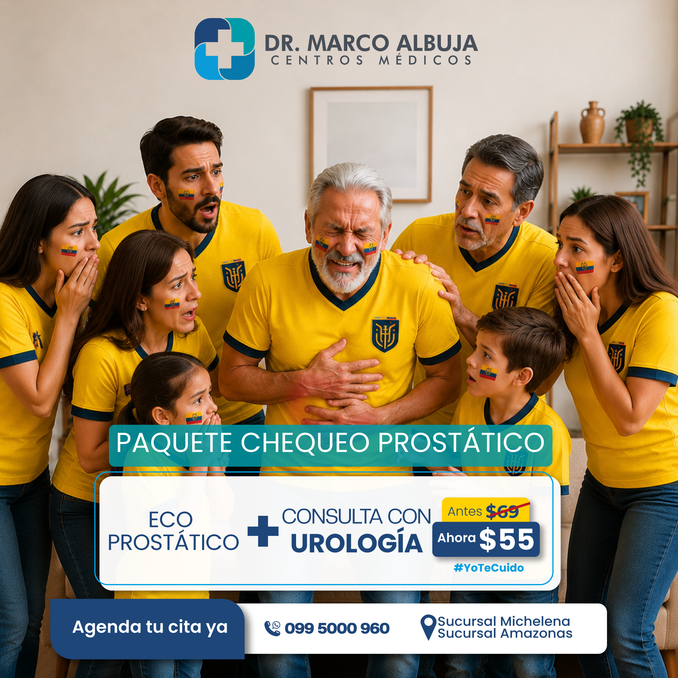 Paquete chequeo prostático