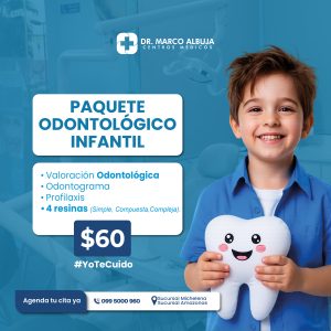 PAQUETE ODONTOLÓGICO INFANTIL