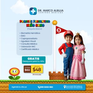 PAQUETE PREVENTIVO NINO SANO (Paquete Básico)