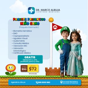 PAQUETE PREVENTIVO NIÑO SANO (Paquete Intermedio)