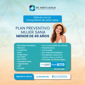 PLAN PREVENTIVO MUJER SANA MENOR DE 40 AÑOS